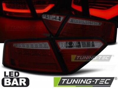 Coppia Fari Fanali Posteriori Tuning A5 07-06.11 COUPE Fume' Rosso LED BAR