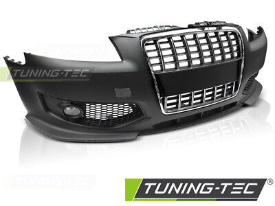 FRONT BUMPER SPORT CHROME BLACK fits A3 06.05-04.08