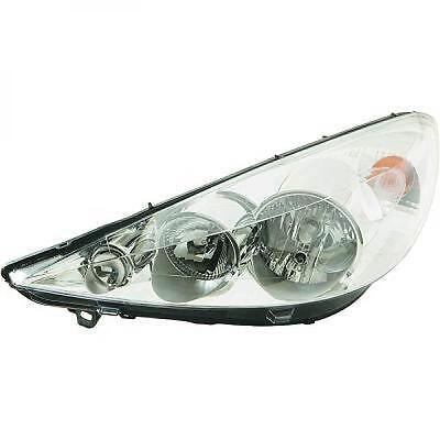Faro fanale anteriore Destro 206 Plus, 09- H7+H1 DEPO con motorino