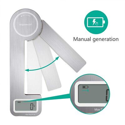 Bilancia da Cucina Digitale Pieghevole, Touch Control Capacit&agrave; 5KG,