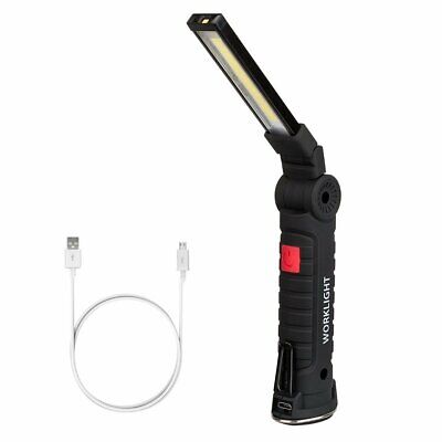 Lampada Led Cob Officina Torcia Modello Eco Large 27X4.5cm Ricaricabile Pieghev
