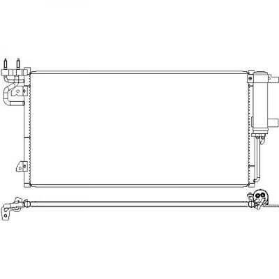 Condensatore clima FOCUS III C-MAX II KUGA 03/2013-