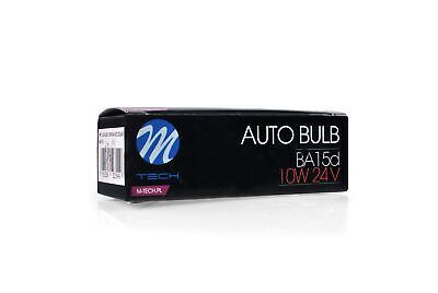 LOTTO DI 10 PEZZI Lampada M-TECH BA15d 10W 24V