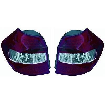 Coppia fari fanali posteriori TUNING Serie1 E87, 04-07 LED rosso bianco