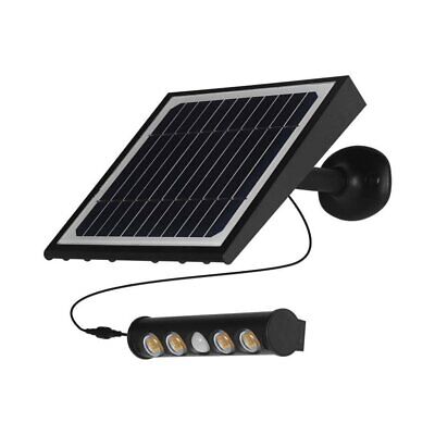 Lampada LED da giardino 8W Con Pannello Solare 6000K Sensore PIR IP65 SKU-6850