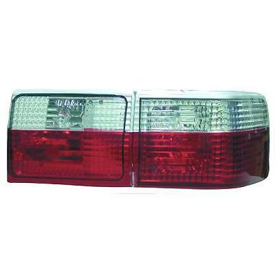 Coppia fari fanali posteriori TUNING 80 86-91 AVANT cristal rosso bianco