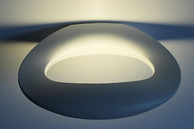 Applique Led Da Parete Ophelia 10W Bianco 4000K Ovale Design Moderna Carcassa