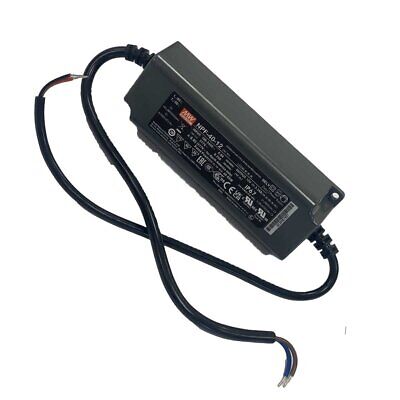 MeanWell NPF-40-12 Alimentatore Trasformatore IP67 40W 12V 3,34A Input 220V e