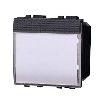 ETTROIT Pulsante Targa Portanome 2P 2M Campanello Colore Nero Compatibile Con