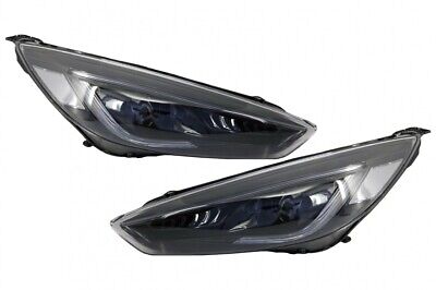 Fari LED DRL adatti per Focus III Mk3 RHD (2015-2017) Bi-Xenon Design Dyna