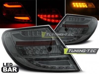 Coppia Fari Fanali Posteriori Tuning Classe C W204 SEDAN 07-10 Fume' LED BAR