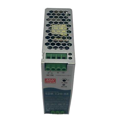 <p>MeanWell SDR-120-48 Alimentatore DIN RAIL 120W 48V 2,5A Per Automazione