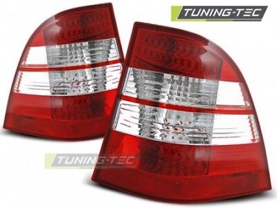 Faro Fanale Tuning W163 ML Classe M 03.98-05 Rosso/Bianco LED