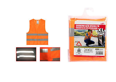 Gilet Catarifrangente Arancione Taglia XL <ul><li>Gilet ad alta visibilità