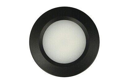 Faretto Led Da Incasso Carcassa Nera Rotondo 3W AC/DC 12V DC 24V Bianco Ne