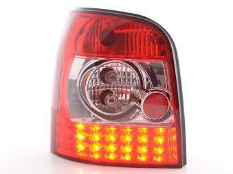 Coppia Fari Fanali Posteriori Tuning LED A4 Avant (B5) 95-00 Rossi