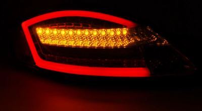 Coppia Fari Fanali Tuning BOXSTER 987 CAYMAN 2004>08 Rosso freccia dinamica LED