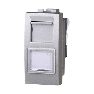 ETTROIT Connettore Rete Presa Dati RJ45 CAT5E Colore GRIGIO Compatibile Con