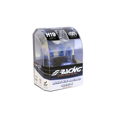 H19 Blue Ice Racing alogena 2 pezzi PU43t-3 1000 lm 4200°K 60-55W 12V