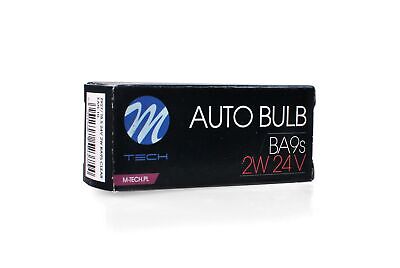 LOTTO DI 10 PEZZI Lampada M-TECH T2W BA9s 2W 24V