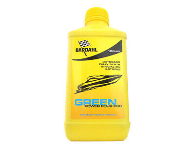 BARDAHL Nautica Green Power Four C60 10W40 Olio Lubrificante Barca 4 Tempi 1 LT