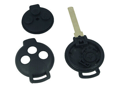Guscio Chiave Telecomando 3 Tasti Baule senza Lama Batteria In Custodia