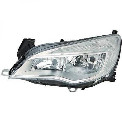 Faro fanale anteriore Destro J 09- HELLA cromato, H7+H7+diurna con mo
