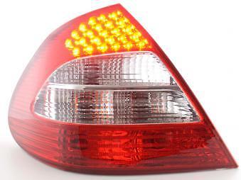 Coppia Fari Fanali Posteriori Tuning LED classe E (211) Berlina rosso/