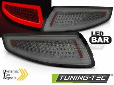 Coppia Fari Fanali Led bar Tuning 911 997 04 -> 09 fumè Freccia Dinamica