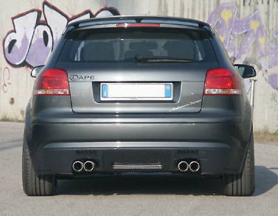 A3 00> Spoiler posteriore sotto paraurti MAXI