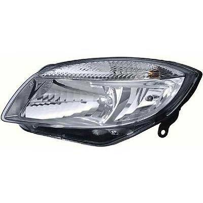 Faro fanale anteriore Sinistro FABIA e ROOMSTER 06-10 TYC H4 con motorino