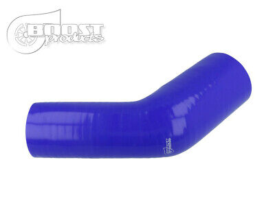 Curva Manicotto siliconico giunzione silicone Gomito Curva 45 gradi 76>63 mm blu