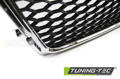 Griglia Sportiva Anteriore Centrale Tuning A4 B8 (08-11) Cromato RS-STYLE