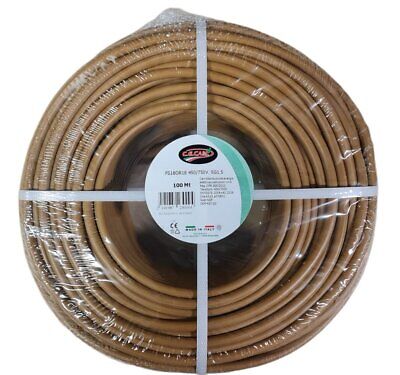 100mt Cavo Elettrico FS18OR18 450/750V Multipolari 5X1.5mm D8.4 Made In Italy