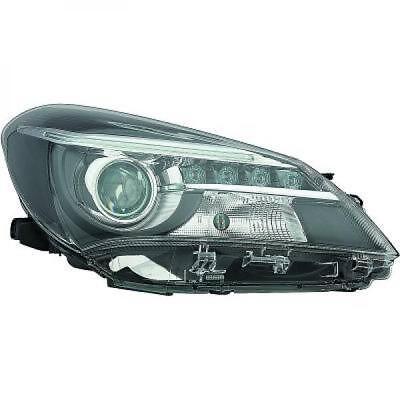 Faro fanale anteriore sinistro YARIS 2014 > lenticolare alogeno ricambio