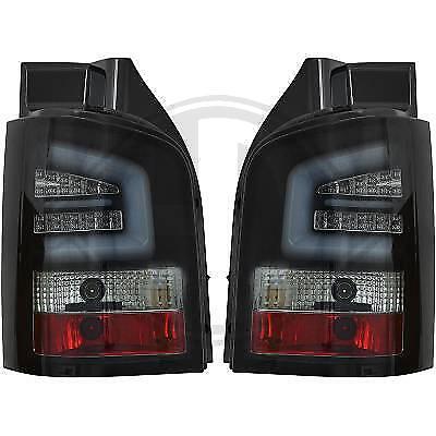 Coppia fari fanali posteriori TUNING T5 03-09 portellone LED Nero Trasparente