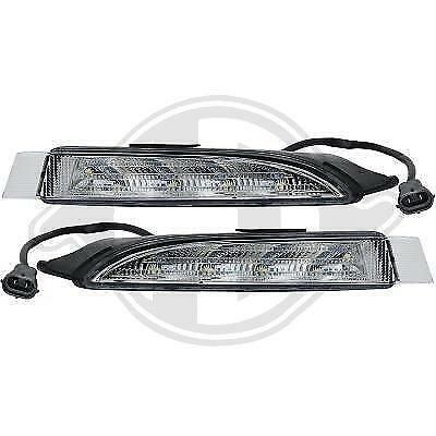 Coppia fari luce diurna DRL LED TUNING GOLF VI 08-12 per paraurti look R20