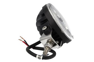 Fanale Rotondo Luci Diurne A Led Work Light Faro Da Lavoro 12V 24V 9W (3X3W) IP