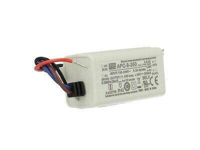 Led Driver CC MeanWell APC-8-350 Trasformatore 350mA 11V-23V DC 8W Corrente