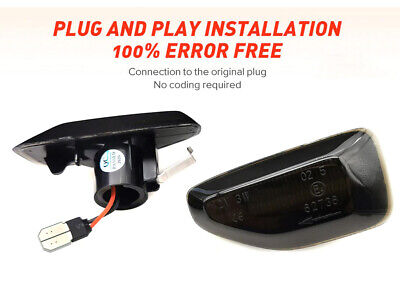 Kit Freccia Laterale a Led Side Marker Dinamica Lente Fume  Logan Sandero II Du