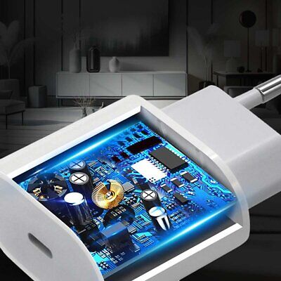 Alimentatore USB C da 20W Ricarica Veloce PD20W Bianco per SmartPhone Tablet