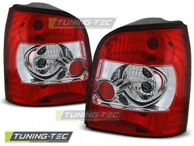 Coppia Set Fari Fanali Posteriori Tuning A4 11.94-01 Rosso/Bianco Avant