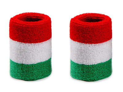 2 Polsiera Tricolori Fascia da Polso Elastica Per Sport Palestra Lavoro <ul>