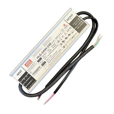MeanWell HLG-240H-24B Alimentatore IP67 240W 24V 10A Dimmerabile 1-10V PWM