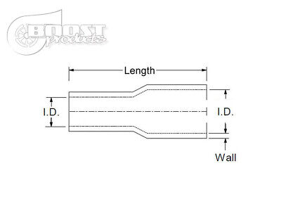 Manicotto Giunto Tubo RIDUZIONE 50-60mm Raccordo Ridotto Silicone Siliconico
