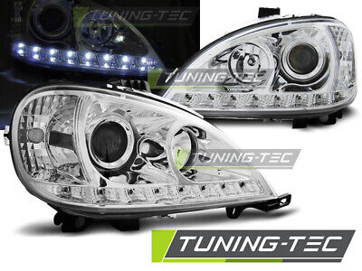 HEADLIGHTS DAYLIGHT CHROME fits W163 ML M-KLASA 03.98-08.01