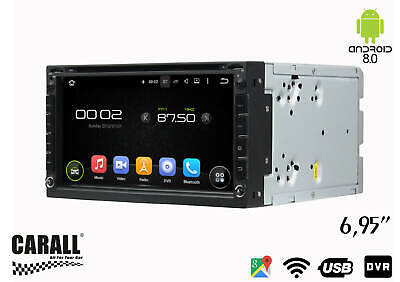 Autoradio Android 8.0 Universale GPS DVD USB SD WI-FI Bluetooth 2 Din Navigator