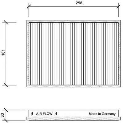 Filtro abitacolo antipolline PASSAT 3A0 819 638