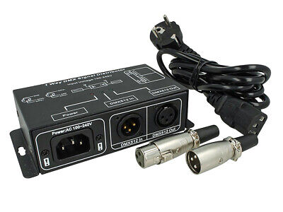 Amplificatore Distributore Segnale DMX 512 Signal Distributor Mono Canale 220V