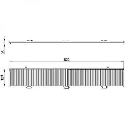 Filtro abitacolo al carbone attivo E81/E88/E91/E93
